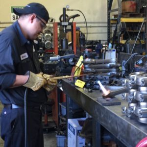 Arturo Heating Some Rods