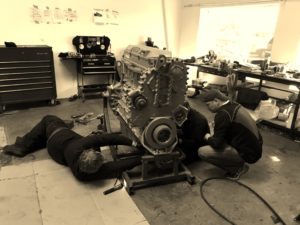 Detroit Diesel 14.0 L Engine In Process