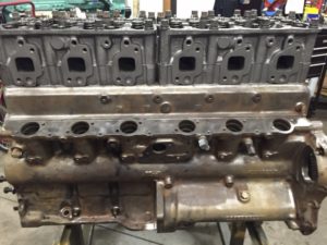 Mack E7 Engine in Process