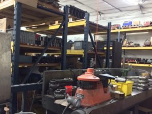 Racks in Warehouse